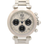 Cartier tee Watch Pasha C Chronograph Silver Stainless Steel is