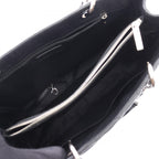 Chanel Tote Quilted Grand Shopping GST Black Caviar Leather Chain — view 3