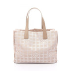 Chanel Tote New Travelline Beige Leather
