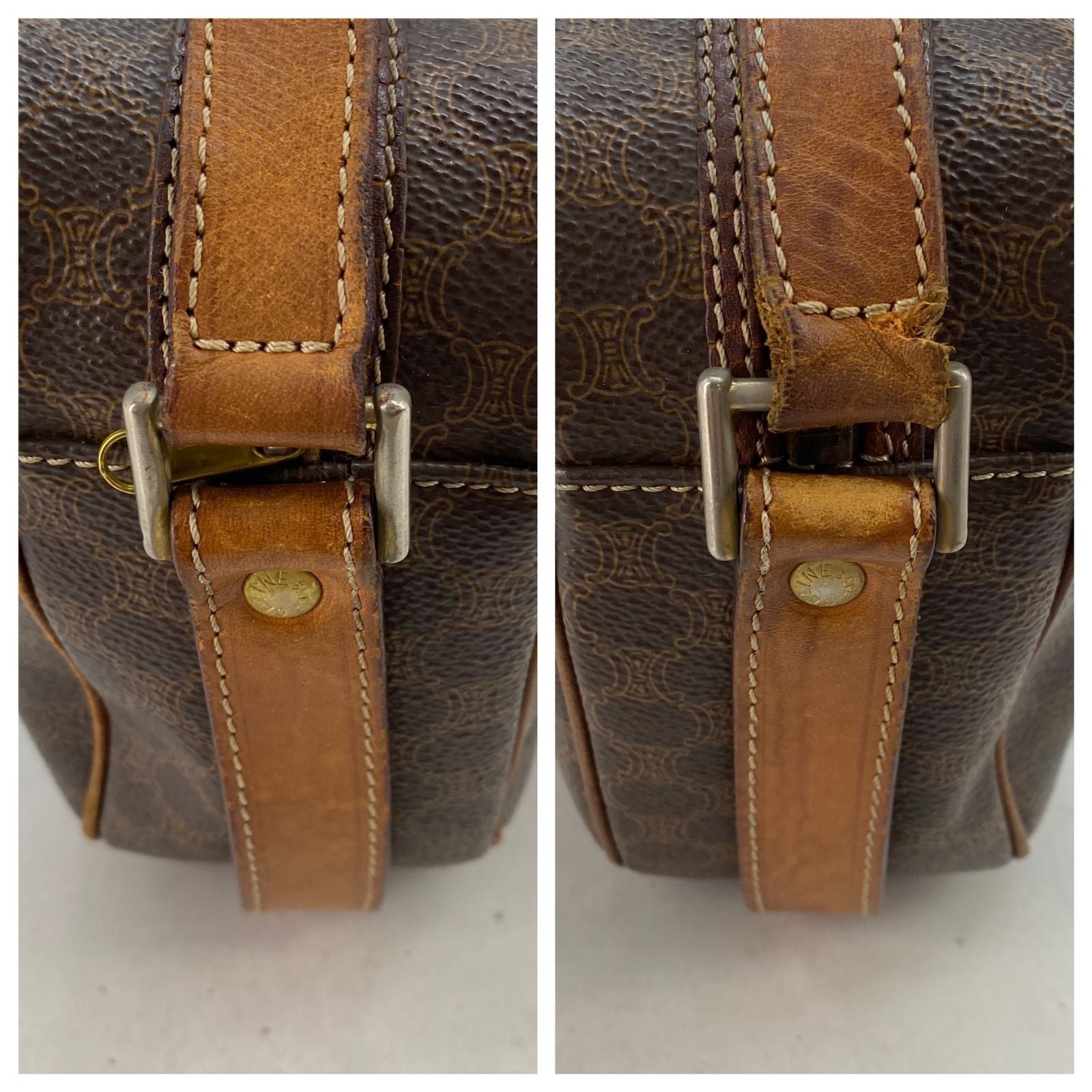 Celine Shoulder Bag Macadam Pochette Travel Smartphone — view 5