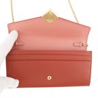 Fendi Chain Wallet FF Diamond Bicolor Leather — view 5
