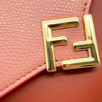 Fendi Chain Wallet FF Diamond Bicolor Leather — view 7