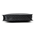 Gucci Tote GG Supreme Leather 2-Way Shoulder Bag Black — view 3
