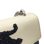 Gucci Chain Shoulder Bag Duonysus Panthere Beaded Embroidery Leather — view 7