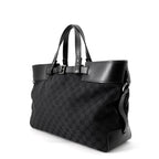 Gucci Tote GG Canvas Leather Black — view 2