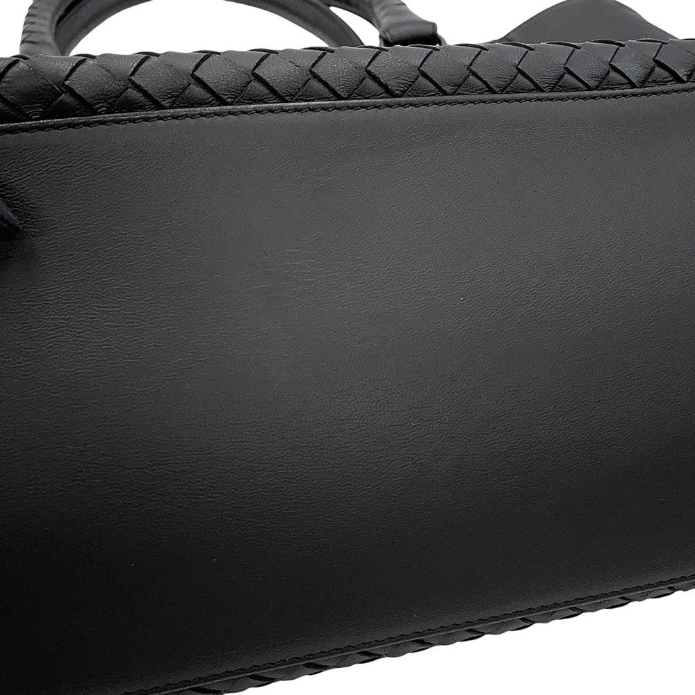 Bottega Veneta Tote Intrecciato Leather Black — view 8
