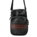 Bottega Veneta Shoulder Bag Intrecciato Leather Black