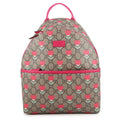 Gucci Backpack Flower Print Children's GG Supreme Leather Kids Kim Seungyoung