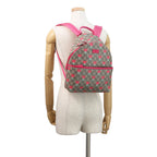 Gucci Backpack Flower Print Children's GG Supreme Leather Kids Kim Seungyoung — view 4