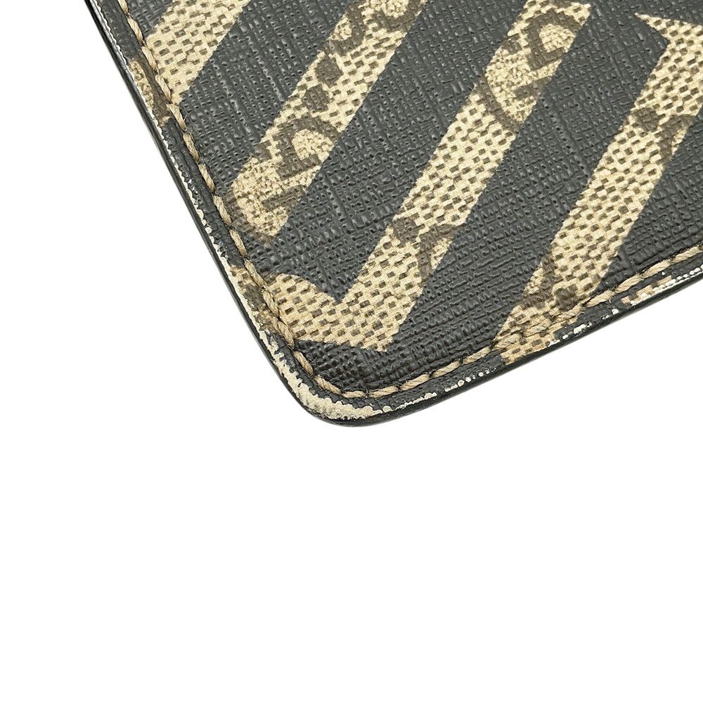 Gucci Shoulder Bag GG Carre Leather Sherry Bi Black — view 7