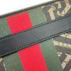 Gucci Shoulder Bag GG Carre Leather Sherry Bi Black — view 6