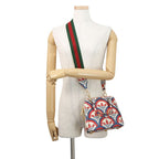 Gucci Handbag Horsebit Mini Top Handle Adidas Collaboration 2-Way Shoulder White — view 5