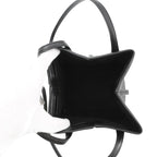 Fendi Shoulder Bag Origami Mini Leather 2-Way Black — view 6