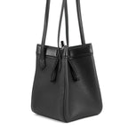 Fendi Shoulder Bag Origami Mini Leather 2-Way Black — view 2