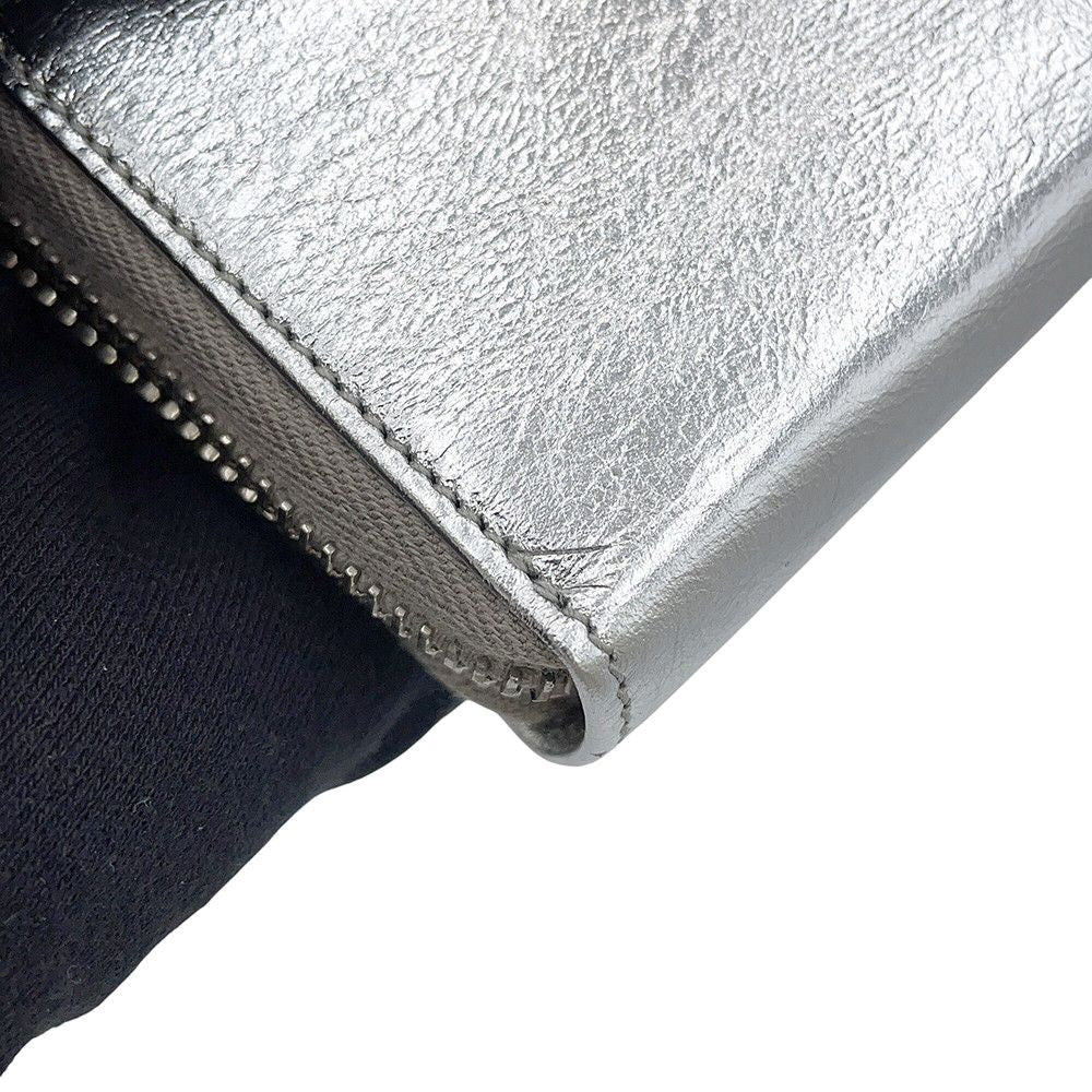 Saint Laurent Paris Wallet YSL Logo Leather — view 5