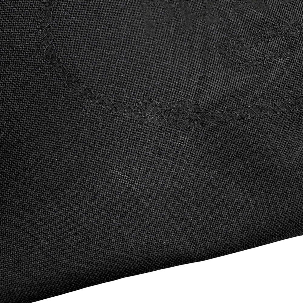 Prada Handbag Logo Jacquard Canvas 2-Way Shoulder Black — view 8