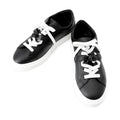 Hermes Sneakers Day Kelly Buckle Leather 37.5 Shoes Black