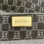 Gucci GG Wool Knit Scarf 30 200 cm Dark Navy — view 8