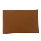 Hermes Calvi Veau Epsom Card Case Business Holder Brown — view 2