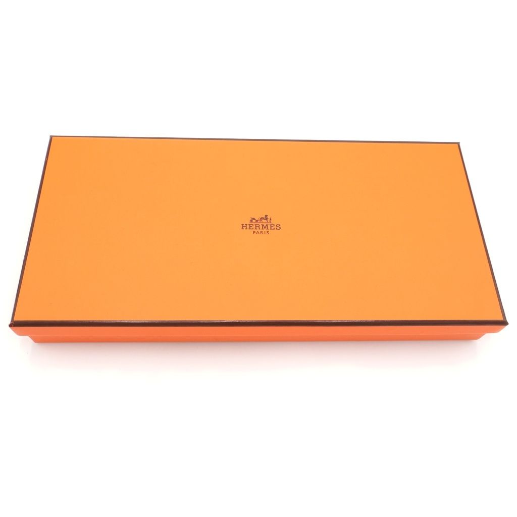 Hermes Grand Mall Cashmere Fringe Scarf Orange Beige — view 6