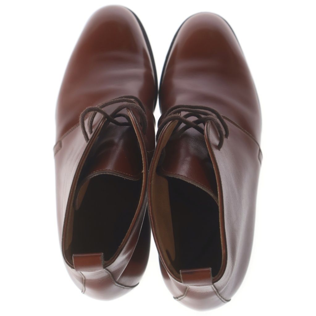 Hermes Chukka Leather Shoes Brown — view 4