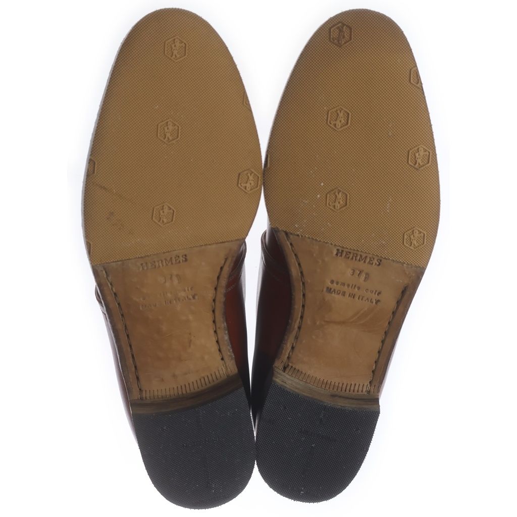Hermes Chukka Leather Shoes Brown — view 5