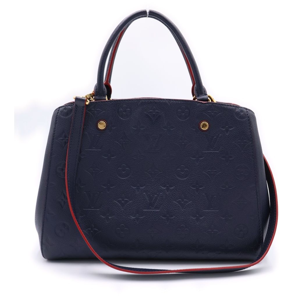 Louis Vuitton Monogram Empreinte Montaigne 2-Way Shoulder Bag Marine — view 2