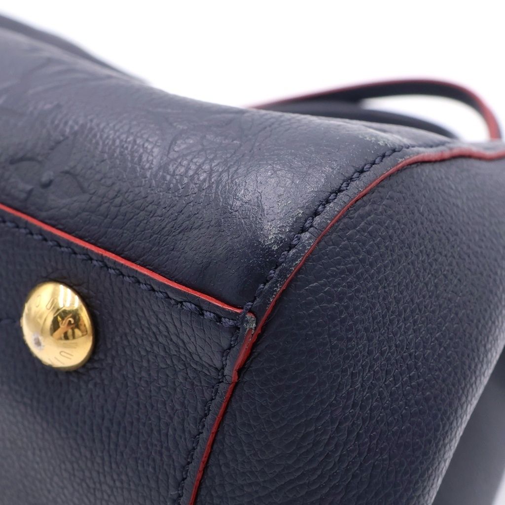 Louis Vuitton Monogram Empreinte Montaigne 2-Way Shoulder Bag Marine — view 6