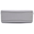 Prada Saffiano Handbag Gray Leather Gold — view 4