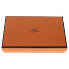 Hermes Calvi Duo Veau Epsom Ardoise Coin Case Gray — view 6