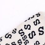 Hermes Twilly Logo Alphabet Silk White Scarf — view 5