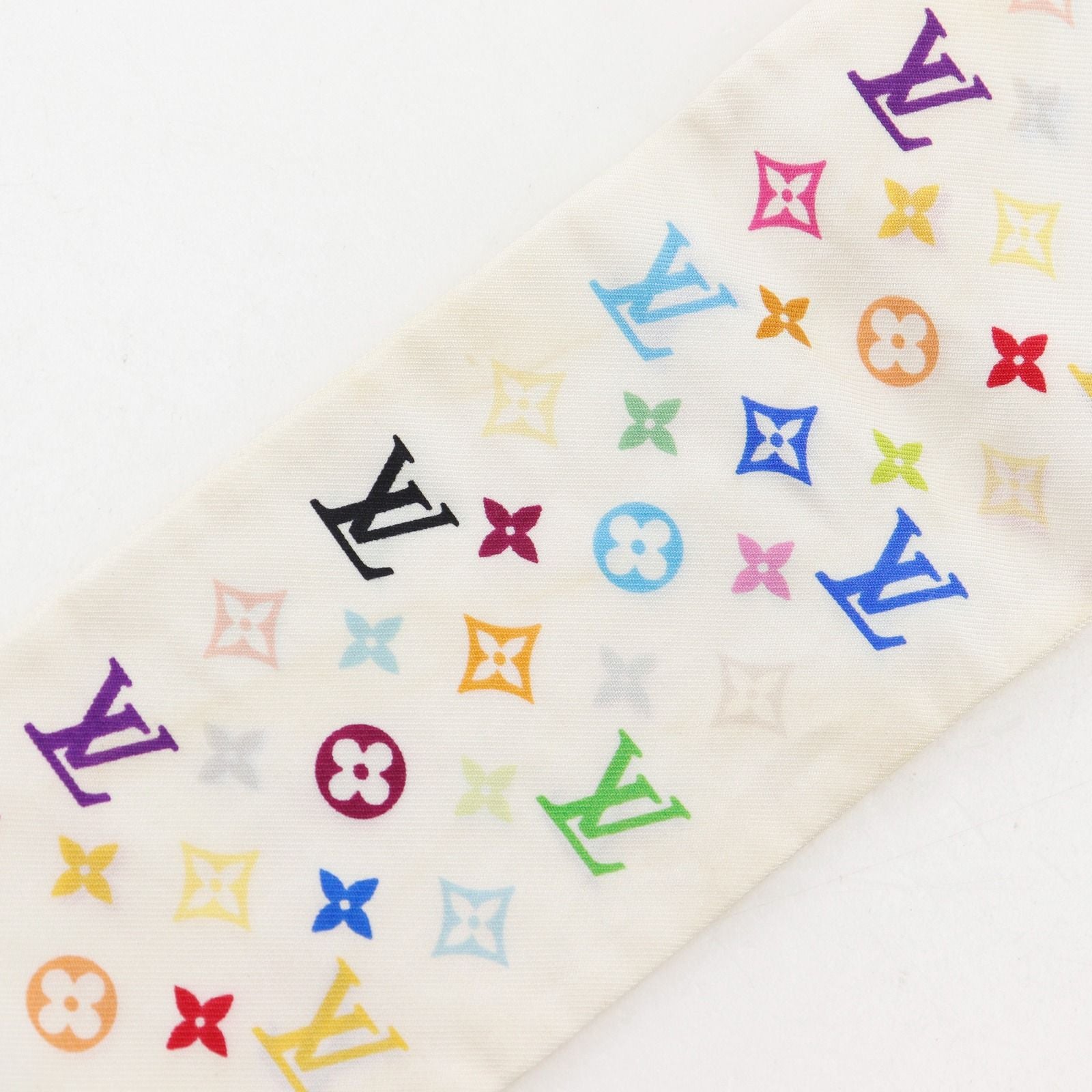 Louis Vuitton Bandeau Monogram Silk Multicolor Scarf — view 3