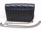 Gucci GG Marmont Chain Shoulder 2-Way Clutch Wallet Black Leather — view 2