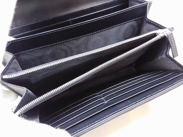Gucci GG Marmont Chain Shoulder 2-Way Clutch Wallet Black Leather — view 5