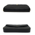 Louis Vuitton Pochette Felicity Chain Wallet Monogram Empreinte Gold — view 3