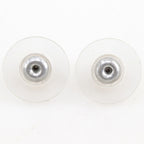 Chanel CC Logo Gold Plated Faux Pearl Black Earrings — view 6