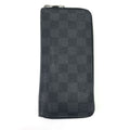 Louis Vuitton Wallet Damier Graphite Zippy Vertical Gray