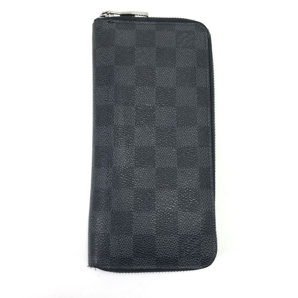 Louis Vuitton Wallet Damier Graphite Zippy Vertical Gray