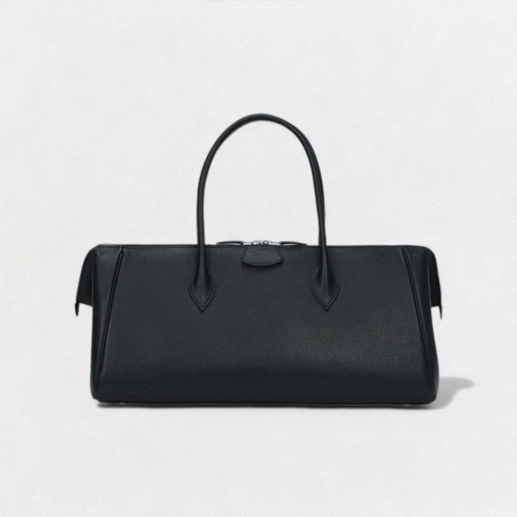 Hermes Paris Bombay 40 Tote Sully Eger Noir Black Silver Handbag