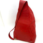 Loewe Shoulder Bag Anagram Leather Red Backpack Travel — view 2