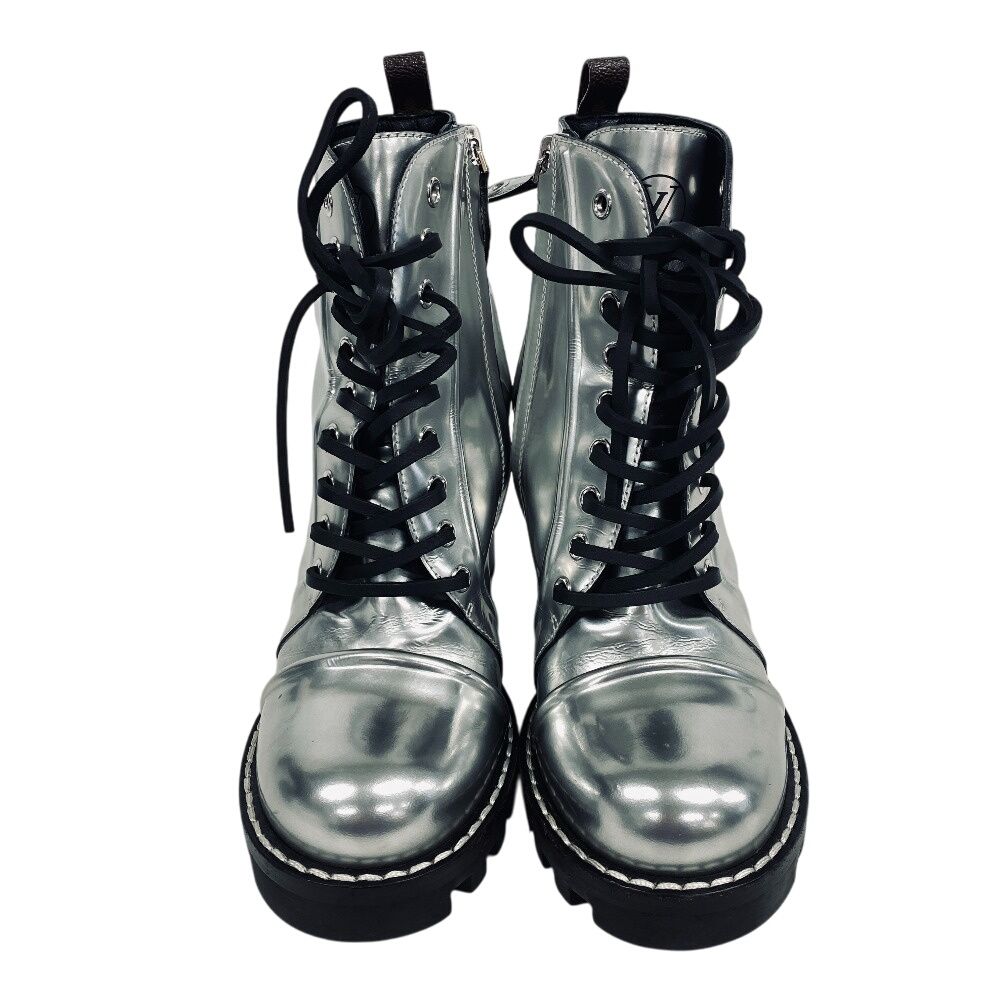Louis Vuitton Star Trail Line Short Boots Monogram Silver — view 2