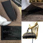 Louis Vuitton Monogram Shearling Storm Patent Leather Mini Boston Bag Brown — view 8