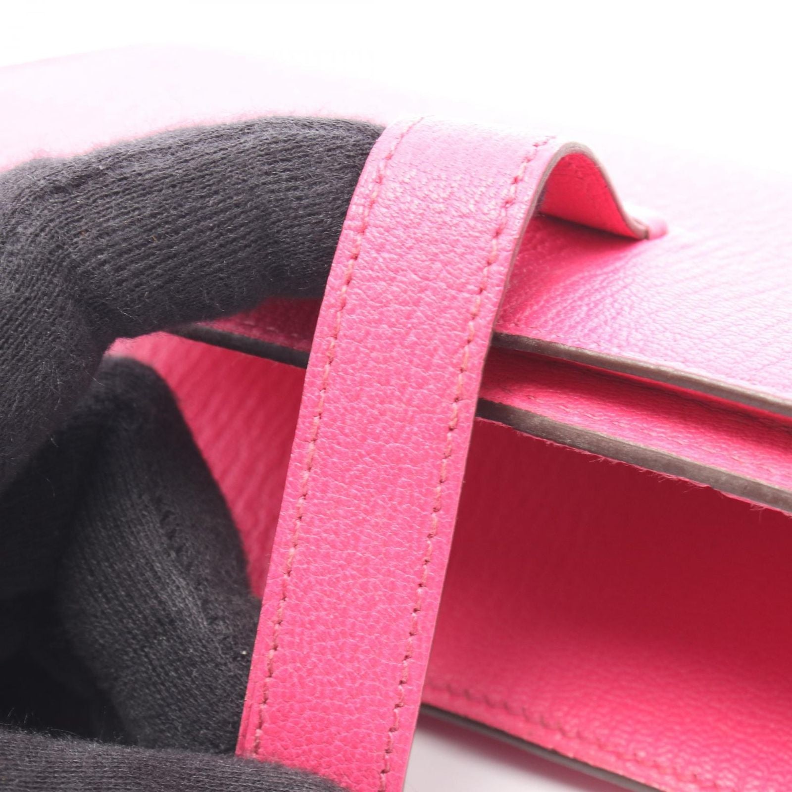 Hermes Bi Foldlong Wallet Bearn Souffle shaw — view 8