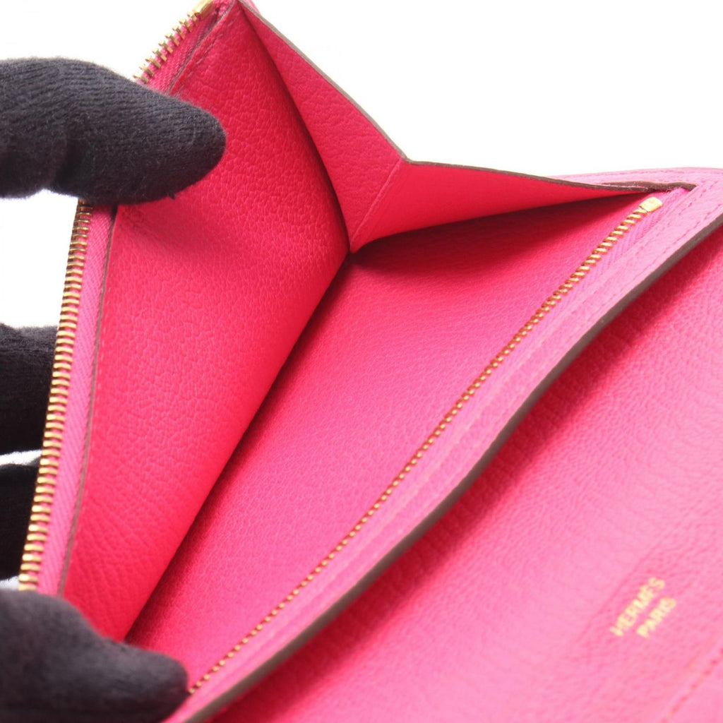 Hermes Bi Foldlong Wallet Bearn Souffle shaw — view 4