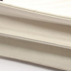Saint Laurent Eve Sanro Run Shoulder Bag White Leather — view 9
