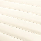 Saint Laurent Eve Sanro Run Shoulder Bag White Leather — view 8