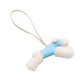 Hermes Charm Buddycharm Blue Aztec Cles Shearling Buddy Keychain