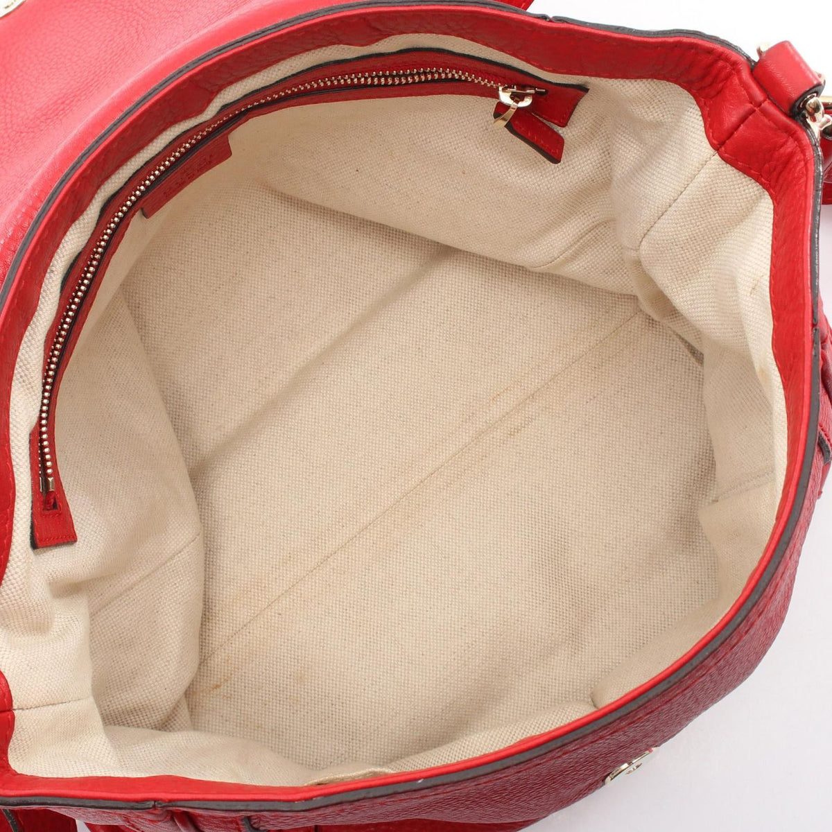 Gucci Shoulder Bag Bella 2-Way Red Leather — view 3