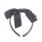Chanel Headband Ribbon Hair Accessories Black — view 2