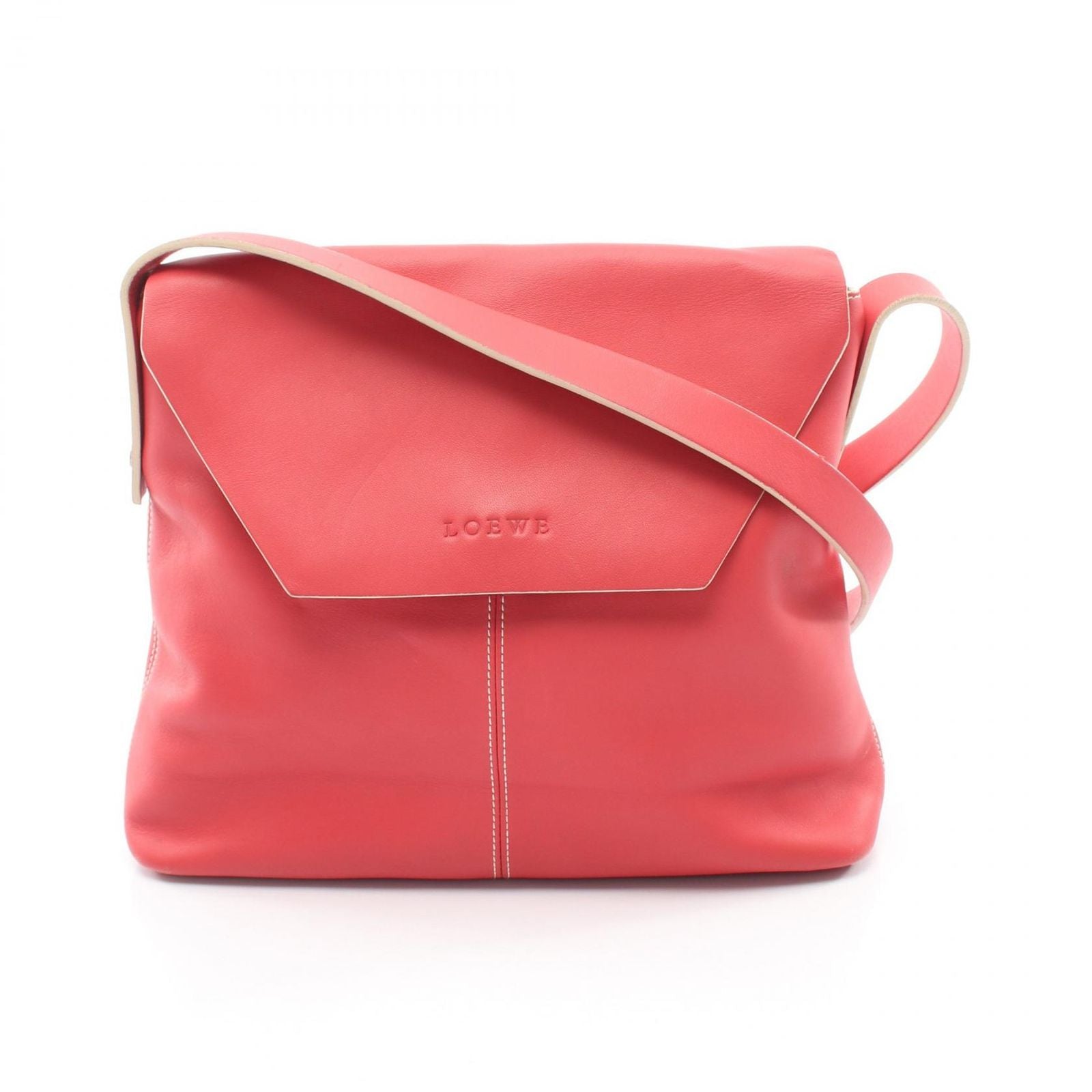 Loewe Shoulder Bag Pink Leather